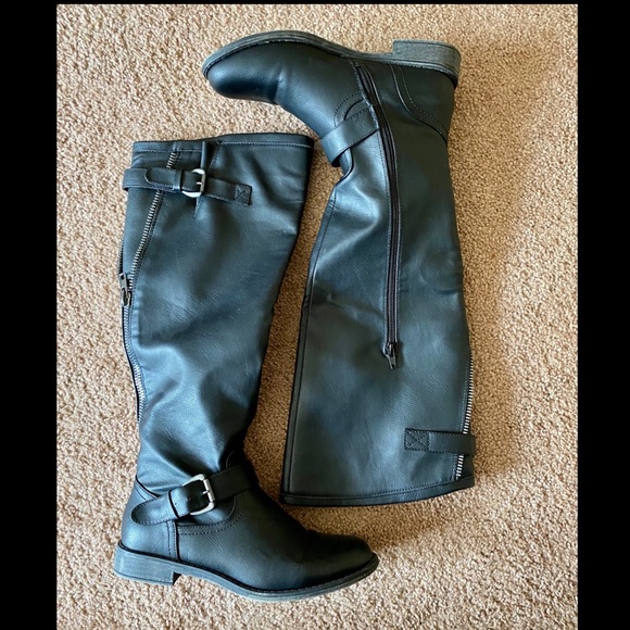 Black riding boots - Picture 2 of 4